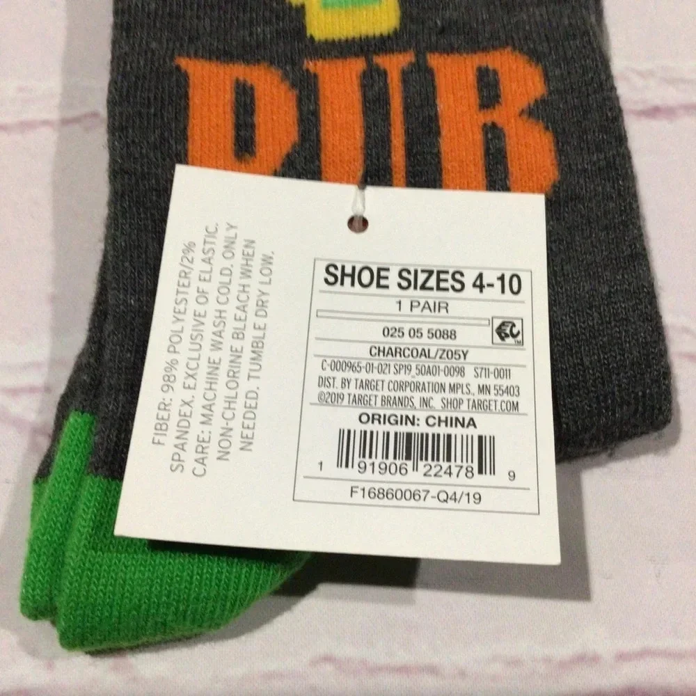 St. Patrick’s Day Find Me In Da Pub Crew Socks - NWT